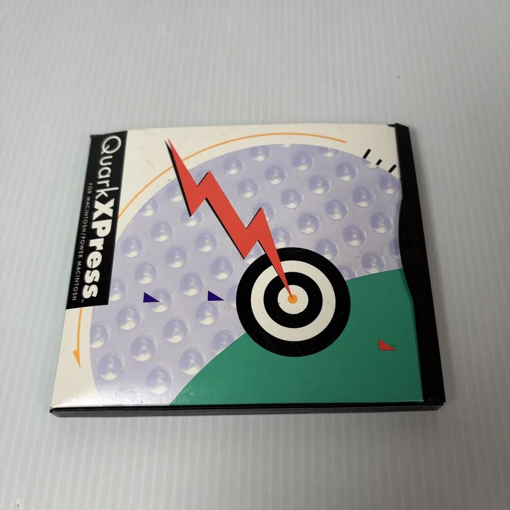 QuarkXPress 3.32 for Macintosh Power Macintosh CD & Floppy Disks Vintage
